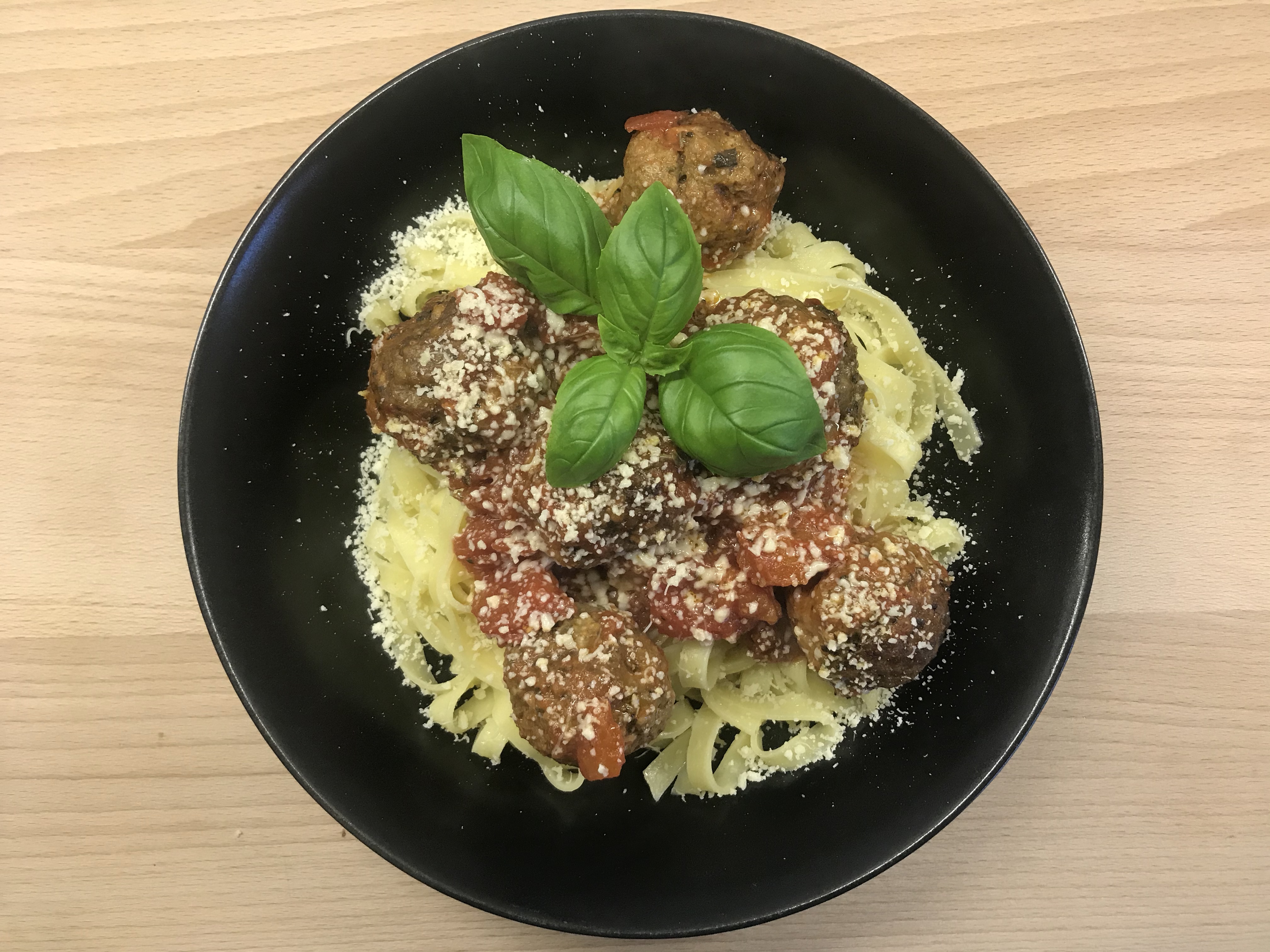 Spaghetti med Kødboller